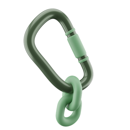 Carabiner  3D Icon