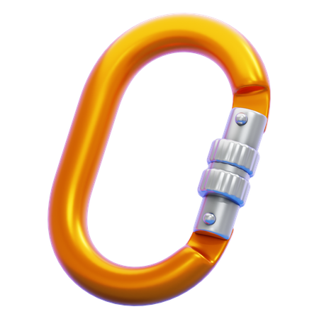 Carabiner  3D Icon