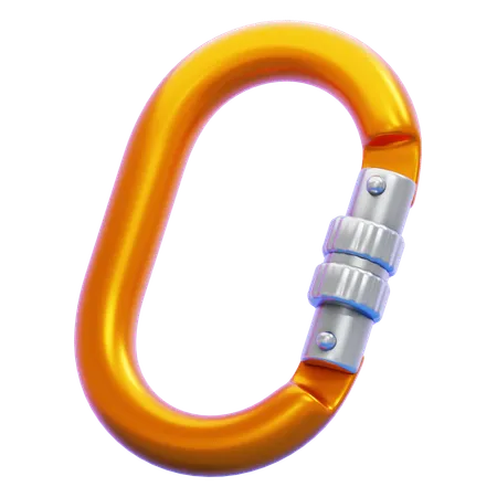 Carabiner  3D Icon