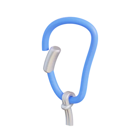 3 D Illustration Of Carabiners 3D Icon