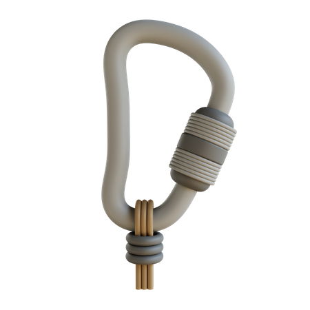 Carabiner Hook  3D Icon