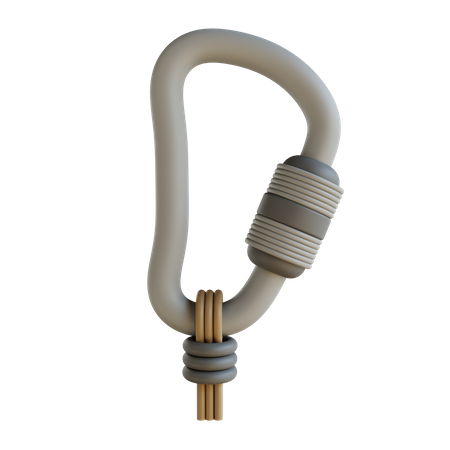Carabiner Hook  3D Icon