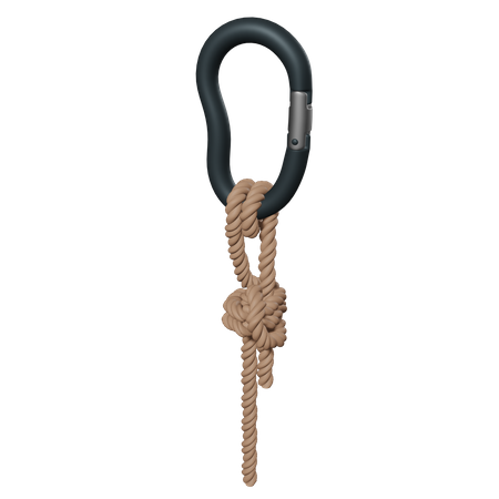 Carabiner Hook  3D Icon