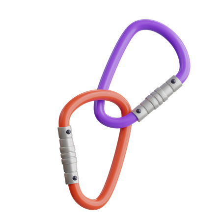 Carabiner Hook  3D Icon
