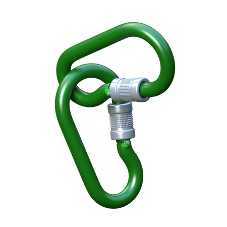 Carabiner Hook  3D Icon