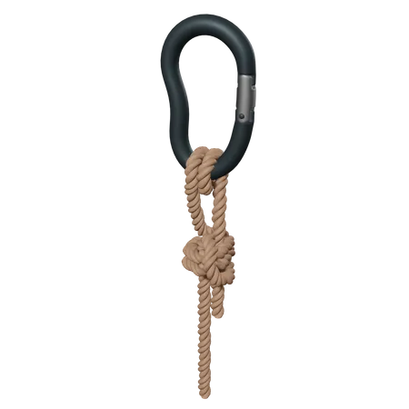 Carabiner Hook  3D Icon