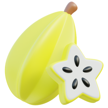 Fruta estrella  3D Icon