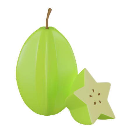 Fruta estrella  3D Icon