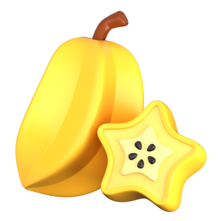 Fruta estrella  3D Icon