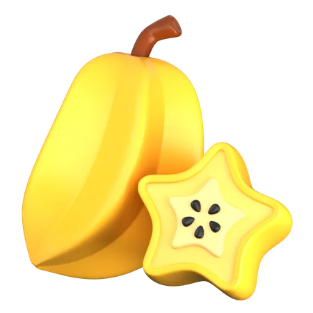 Fruta estrella  3D Icon