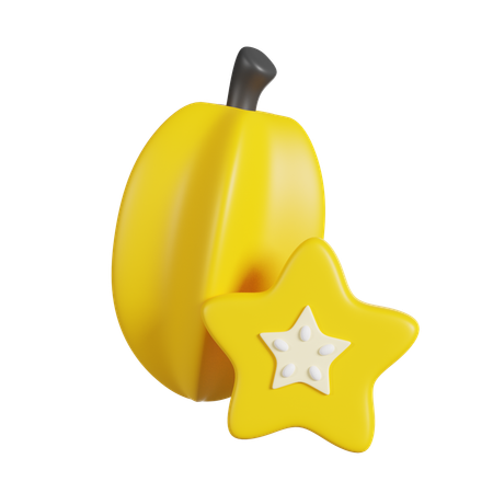 Fruta estrella  3D Icon