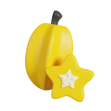 Fruta estrella  3D Icon