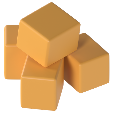 Caramel  3D Icon