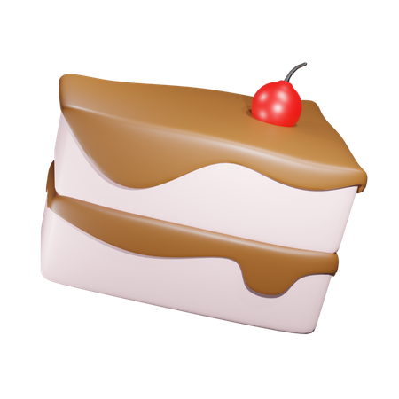Caramel Cake  3D Icon