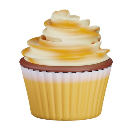 Caramel Cupcakes  3D Icon