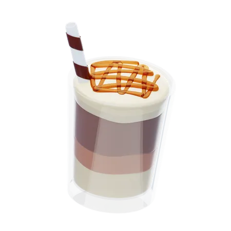 Caramel Latte  3D Icon