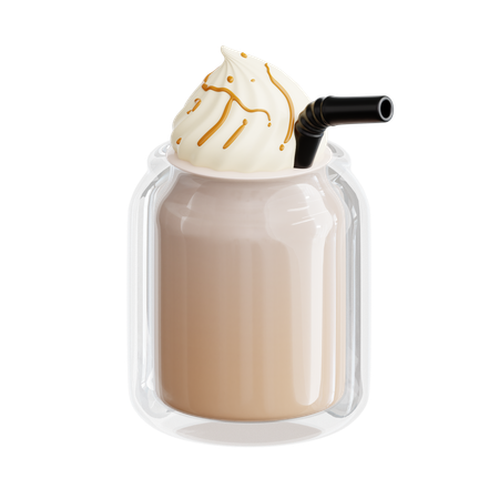 Caramel Latte  3D Icon