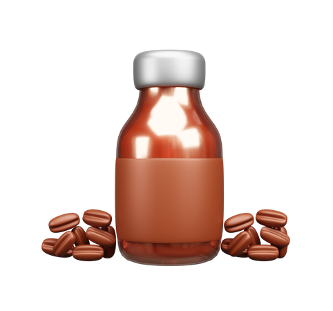 Caramel Syrup  3D Icon