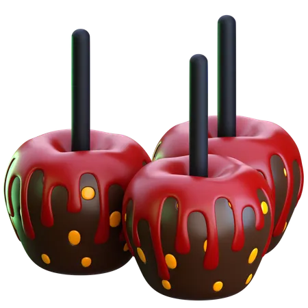 Caramelized Apple  3D Icon