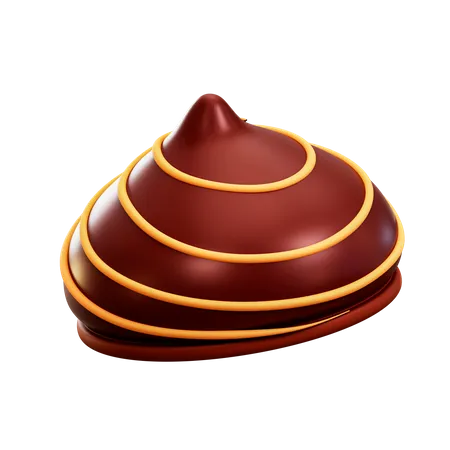 Chocolate dulce  3D Illustration