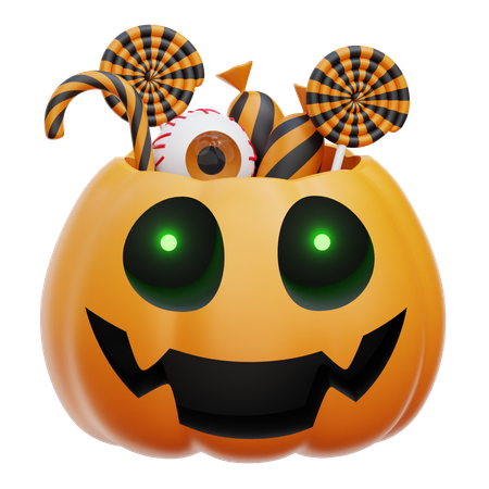 Caramelo de calabaza  3D Icon