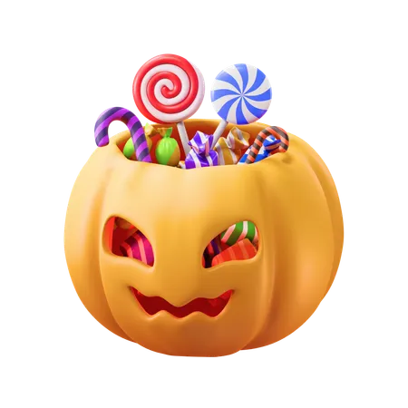 Caramelo de calabaza  3D Icon