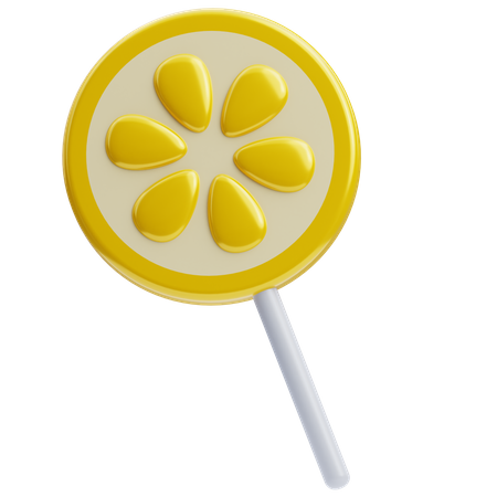 Caramelo de limon  3D Icon