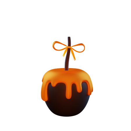 Caramelo de manzana  3D Icon