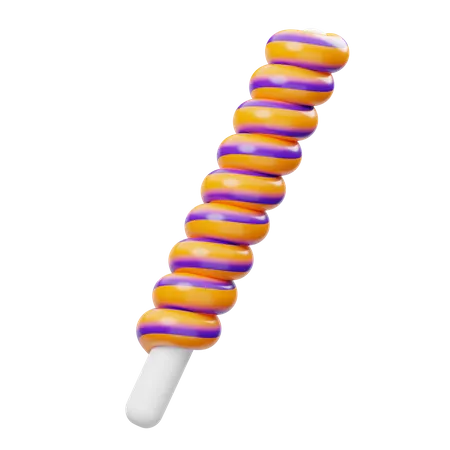 Caramelo espiral  3D Icon