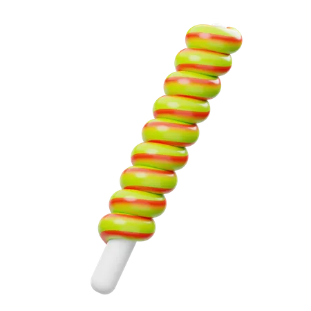 Caramelo espiral  3D Icon