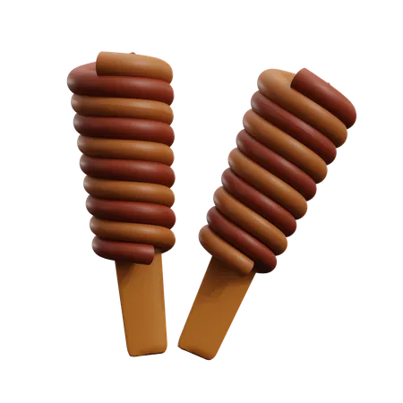 Remolino de caramelo  3D Icon