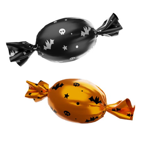 Caramelos de halloween  3D Icon