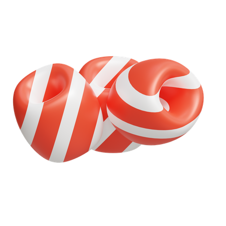 Caramelos de menta  3D Icon