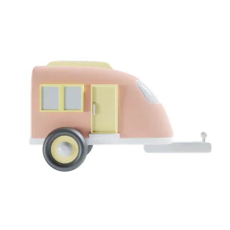 Caravan  3D Icon