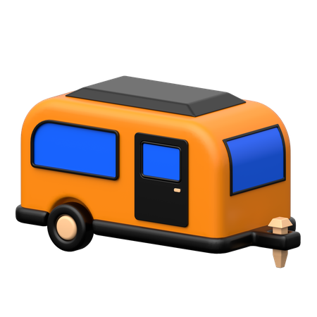 Caravan  3D Icon