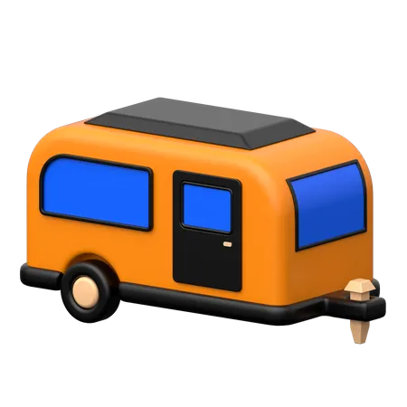 Caravan  3D Icon