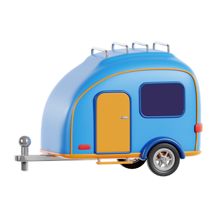 Caravan  3D Icon