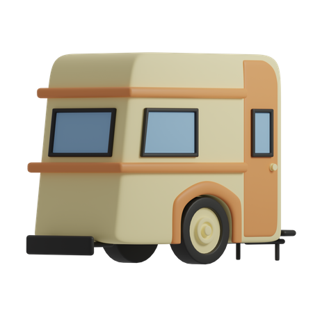 Caravan  3D Icon