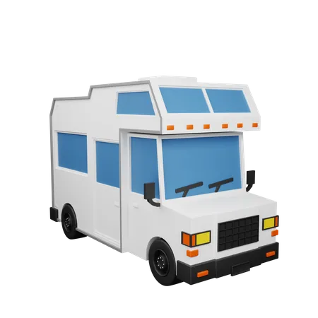 Caravan  3D Icon