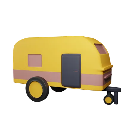 Caravan 3D Icon