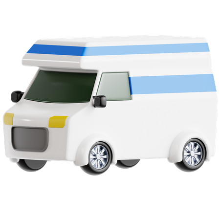 Caravan Van  3D Icon