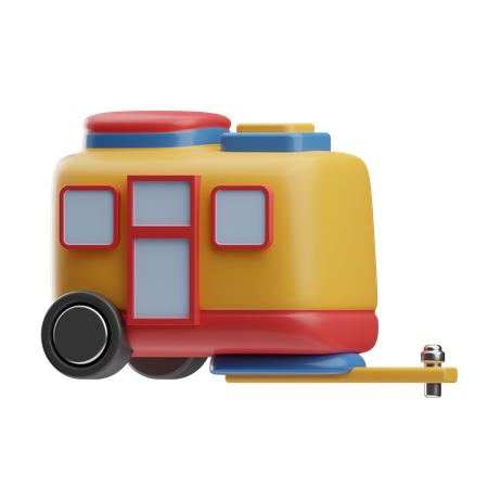 Caravan Van  3D Icon