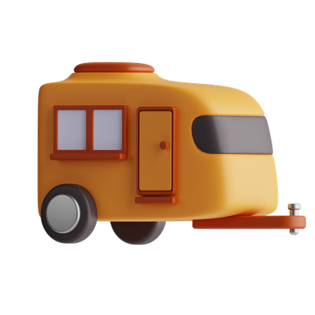 Caravan Van  3D Icon