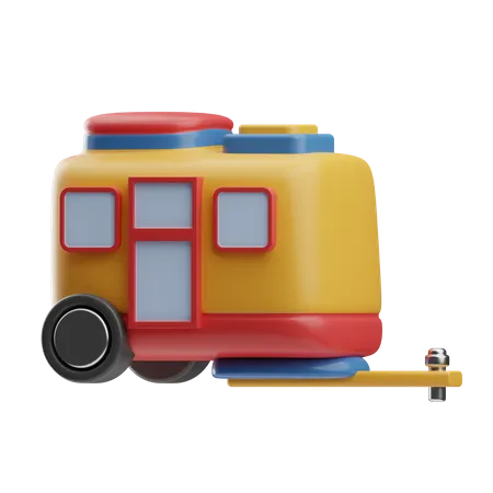Caravan Van  3D Icon