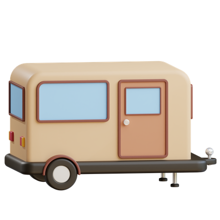 Caravana  3D Icon