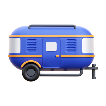 Caravana  3D Icon