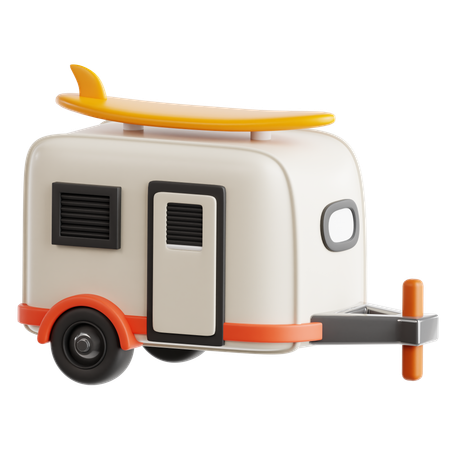 Caravana  3D Icon