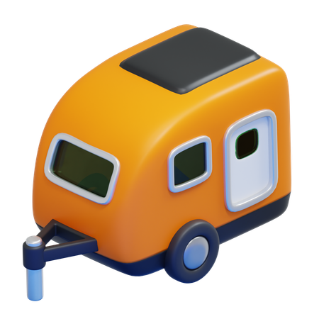 Caravana  3D Icon