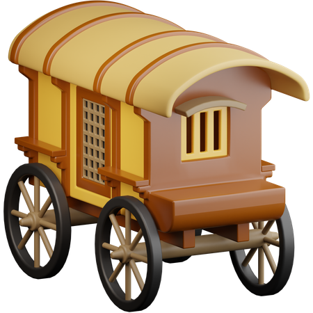 Caravana  3D Icon