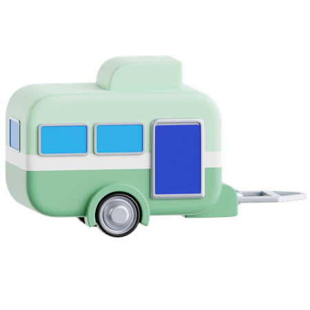 Caravana  3D Icon
